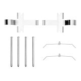 DFC 90-92 Toyota Land Cruiser Front 5000 Advanced Semi Metallic Brake Pads and Hardware Kit thumbnail 4