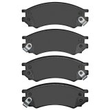 DFC 91-96 Saturn SC1 Front 5000 Advanced Semi Metallic Brake Pads and Hardware Kit thumbnail 3