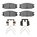 DFC 92-95 Mazda 929 Front 5000 Advanced Ceramic Brake Pads and Hardware Kit thumbnail 4