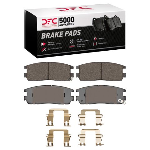 DFC 92-04 Acura SLX Rear 5000 Advanced Ceramic Brake Pads and Hardware Kit