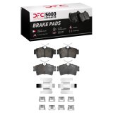 DFC 94-04 Ford Mustang Rear 5000 Advanced Semi Metallic Brake Pads and Hardware Kit thumbnail 1