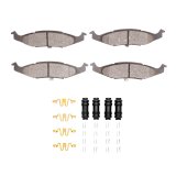 DFC 95-96 Dodge Neon (USA/Canada) Front 5000 Advanced Semi Metallic Brake Pads and Hardware Kit thumbnail 1