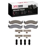 DFC 95-07 Ford E-Super Duty Front 5000 Advanced Semi Metallic Brake Pads and Hardware Kit thumbnail 1
