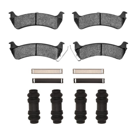 DFC 95-03 Ford Windstar Rear 5000 Advanced Semi Metallic Brake Pads and Hardware Kit