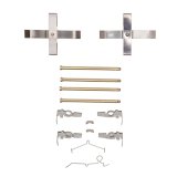 DFC 95-00 Lexus LS400 Front 5000 Advanced Ceramic Brake Pads and Hardware Kit thumbnail 5