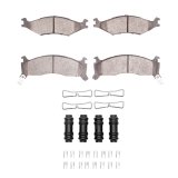 DFC 95-97 Kia Sportage (USA/Canada) Front 5000 Advanced Semi Metallic Brake Pads and Hardware Kit thumbnail 1