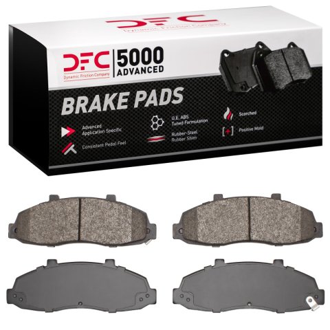 DFC 00-04 Ford F-150 4WD Front 5000 Advanced Semi Metallic Brake Pads