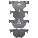 DFC 04-10 BMW 535xi Rear 5000 Advanced Low Metallic Brake Pads and Hardware Kit thumbnail 3