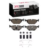 DFC 99-10 Saab 9-5 Rear 5000 Advanced Low Metallic Brake Pads and Hardware Kit thumbnail 1