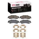 DFC 97-05 Chevrolet S10 Rear 5000 Advanced Ceramic Brake Pads and Hardware Kit thumbnail 1