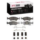 DFC 94-00 Kia Spectra Front 5000 Advanced Ceramic Brake Pads and Hardware Kit thumbnail 1