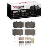 DFC 98-07 Lexus LX470 Front 5000 Advanced Ceramic Brake Pads and Hardware Kit thumbnail 1