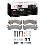 DFC 98-25 Beaver Motorcoach Monterey Rear/Front 5000 Adv Semi Metallic Brake Pads & Hardware Kit thumbnail 1