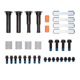 DFC 98-25 Beaver Motorcoach Monterey Rear/Front 5000 Adv Semi Metallic Brake Pads & Hardware Kit thumbnail 5