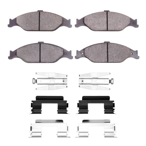 DFC 99-04 Ford Mustang Front 5000 Advanced Ceramic Brake Pads and Hardware Kit