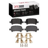 DFC 02-08 Toyota Avalon Rear 5000 Advanced Ceramic Brake Pads and Hardware Kit thumbnail 1