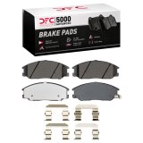 DFC 01-09 Hyundai Santa Fe Front 5000 Advanced Ceramic Brake Pads and Hardware Kit thumbnail 1