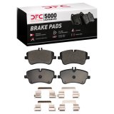 DFC 01-05 Mercedes-Benz C230 Front 5000 Advanced Low Metallic Brake Pads and Hardware Kit thumbnail 1
