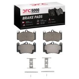 DFC 99-12 Porsche 911 Front 5000 Advanced Low Metallic Brake Pads and Hardware Kit thumbnail 1
