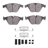 DFC 07-16 BMW 335xi Front 5000 Advanced Low Metallic Brake Pads and Hardware Kit thumbnail 1