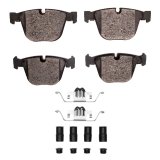 DFC 07-19 BMW X6 Rear 5000 Advanced Low Metallic Brake Pads and Hardware Kit thumbnail 1