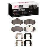 DFC 02-13 Hyundai Tucson Front 5000 Advanced Ceramic Brake Pads and Hardware Kit thumbnail 1