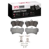 DFC 03-15 Audi Q7 Front 5000 Advanced Low Metallic Brake Pads and Hardware Kit thumbnail 1