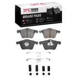 DFC 03-09 Volvo XC90 Front 5000 Advanced Low Metallic Brake Pads and Hardware Kit thumbnail 1