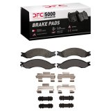 DFC 03-10 Chevrolet C5500 Kodiak Rear/Front 5000 Advanced Semi Metallic Brake Pads and Hardware Kit thumbnail 1