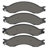 DFC 03-10 Chevrolet C5500 Kodiak Rear/Front 5000 Advanced Semi Metallic Brake Pads and Hardware Kit thumbnail 4