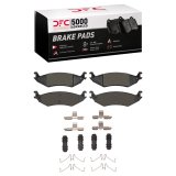 DFC 04-06 Ford E-150 Club Wagon Rear 5000 Advanced Semi Metallic Brake Pads and Hardware Kit thumbnail 1