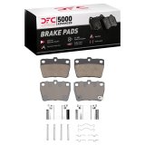 DFC 04-05 Toyota RAV4 Rear 5000 Advanced Ceramic Brake Pads and Hardware Kit thumbnail 1