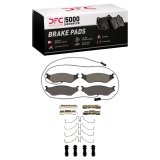 DFC 18-20 Coachmen Mirada Front/Rear 5000 Advanced Semi Metallic Brake Pads and Hardware Kit thumbnail 1