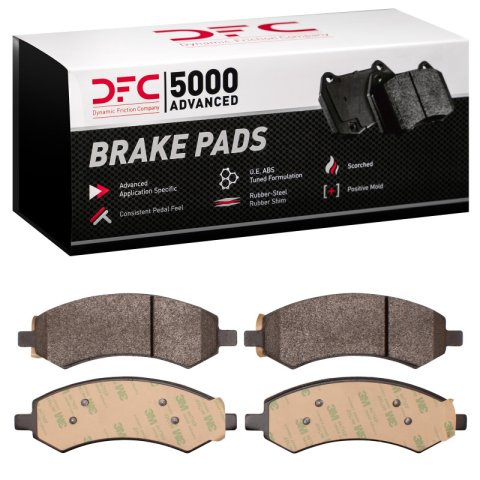 DFC 05-24 Chrysler Aspen Front 5000 Advanced Semi Metallic Brake Pads