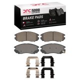 DFC 04-08 Hyundai Tiburon Front 5000 Advanced Ceramic Brake Pads and Hardware Kit thumbnail 1