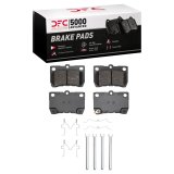 DFC 06-13 Lexus IS250 Rear 5000 Advanced Ceramic Brake Pads and Hardware Kit thumbnail 1