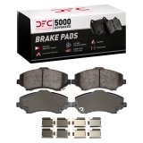 DFC 07-18 Chrysler Town & Country Front 5000 Advanced Ceramic Brake Pads and Hardware Kit thumbnail 1