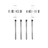 DFC 07-09 Volkswagen Touareg Rear 5000 Advanced Low Metallic Brake Pads and Hardware Kit thumbnail 5