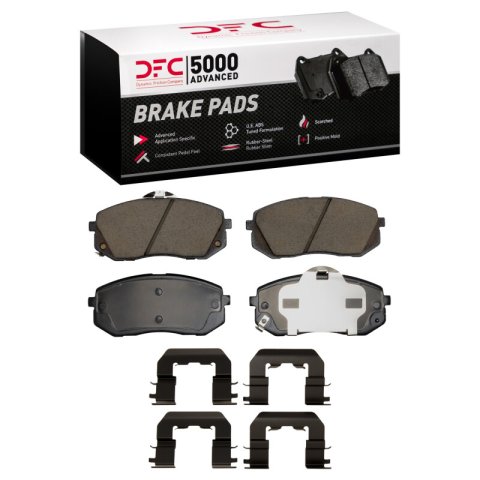 DFC 11-12 Kia Rondo (Canada) Front 5000 Advanced Ceramic Brake Pads and Hardware Kit
