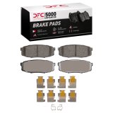 DFC 07-22 Lexus LX570 Rear 5000 Advanced Ceramic Brake Pads and Hardware Kit thumbnail 1
