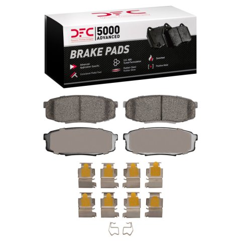 DFC 07-22 Lexus LX570 Rear 5000 Advanced Ceramic Brake Pads and Hardware Kit