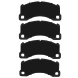 DFC 09-24 Bentley Flying Spur Front 5000 Advanced Low Metallic Brake Pads thumbnail 2