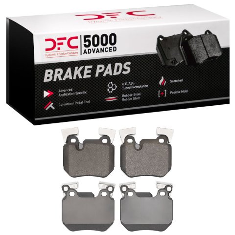 DFC 06-13 BMW 135IS Rear 5000 Advanced Low Metallic Brake Pads