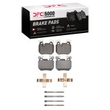 DFC 06-13 BMW 135I Rear 5000 Advanced Low Metallic Brake Pads and Hardware Kit thumbnail 1
