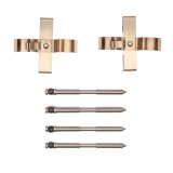 DFC 06-13 BMW 135I Rear 5000 Advanced Low Metallic Brake Pads and Hardware Kit thumbnail 5