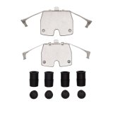 DFC 10-19 BMW 760Li Front 5000 Advanced Low Metallic Brake Pads and Hardware Kit thumbnail 5