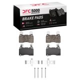 DFC 10-15 Chevrolet Camaro Front 5000 Advanced Low Metallic Brake Pads and Hardware Kit thumbnail 1