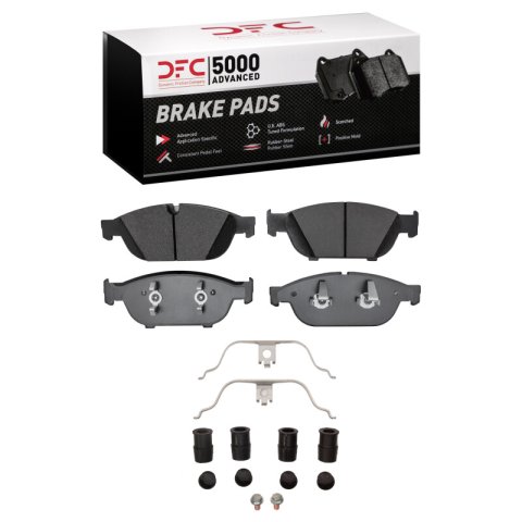 DFC 12-14 Audi A8 Front 5000 Advanced Ceramic Brake Pads and Hardware Kit