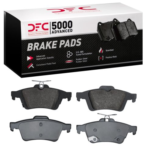 DFC 16-18 Ford Focus Rear 5000 Advanced Low Metallic Brake Pads