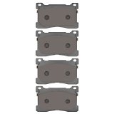 DFC 12-17 Hyundai Equus Front 5000 Advanced Ceramic Brake Pads and Hardware Kit thumbnail 4